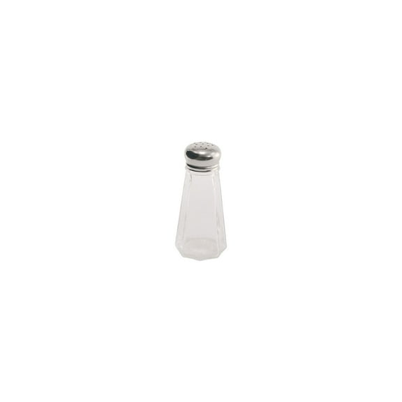 Crestware 3 oz. Paneled Glass Salt & Pepper Shaker (85703)