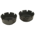 thumbnail image 1 of Crestware Ash Tray, Melamine Black, PK12 MEL263B, 1 of 1