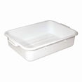 thumbnail image 1 of Crestware Bus Tub, White, Polypropylene, 5 in. Height BT5WH, 1 of 1