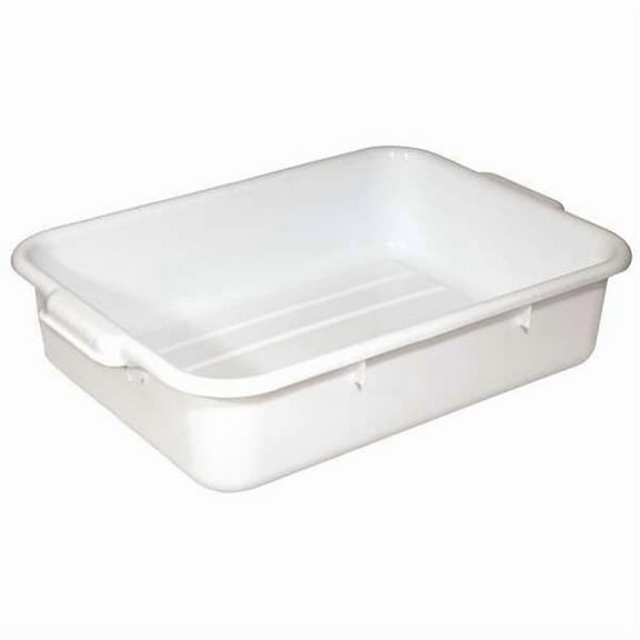 Crestware Bus Tub, White, Polypropylene, 5 in. Height BT5WH