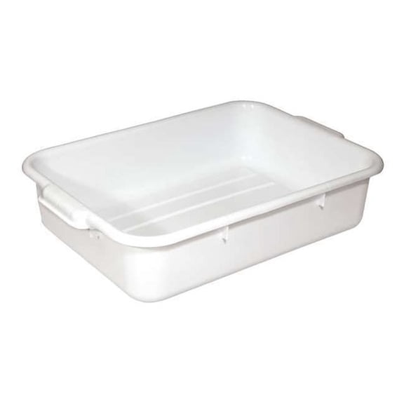 Crestware Bus Tub, White, Polypropylene, 5 in. Height BT5WH