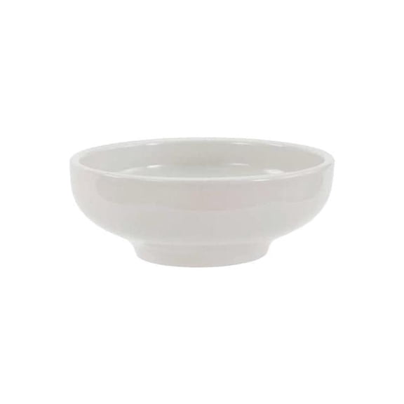 Crestware Footed Nappie Bowl, 16 oz., Ceramic Bright White PK12 AL63