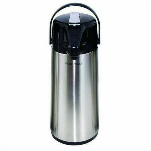 Crestware Leaver Airpot, Glass Lined, 2.2 Liter