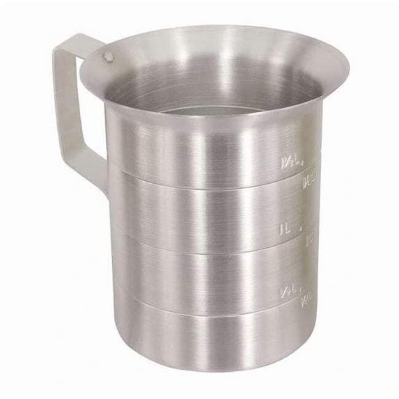 Crestware Measuring Cup,Aluminum,1 qt. Liquid MEA01