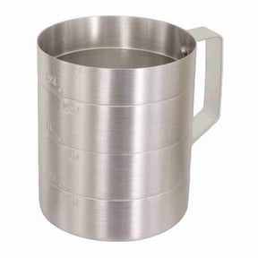 Crestware Measuring Cup,Aluminum,2 qt. Dry MEA02D