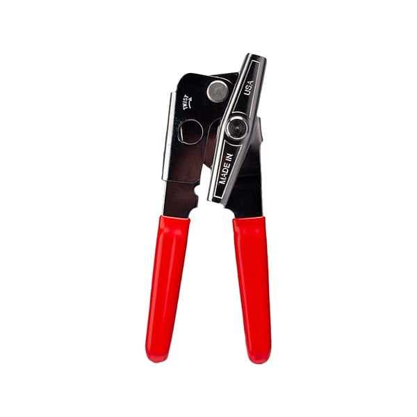 Red Stainless Steel Ergonomic Handle Can Opener