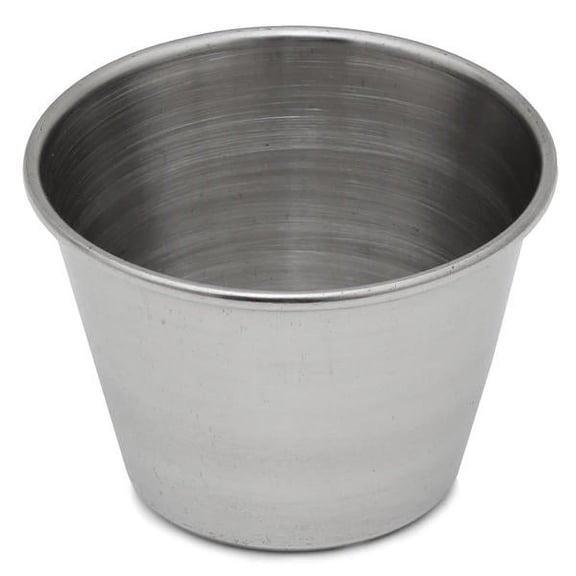 Crestware Sauce Cup,2-1/2 oz,Stainless Steel,PK12 SC2