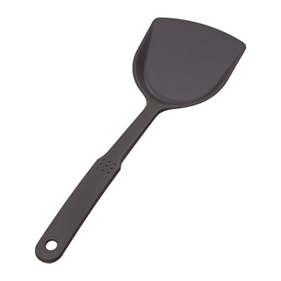 Crestware NY2 Nylon Solid Scoop Turner, 12", Silver