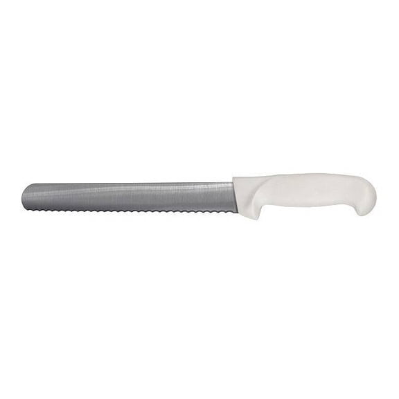 Crestware Slicer Knife,Serrated,12 in. L,White KN53