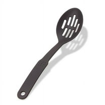 Crestware Slotted Spoon,Black,12 in. L NY7
