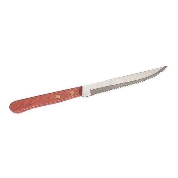 Crestware Steak Knife,4-3/4 in. L,Wood Handle,PK12 SKPW2