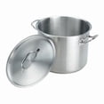 thumbnail image 1 of Stock Pot w/Cover,24 qt,13-1/2 In.,SS SSPOT24, 1 of 1