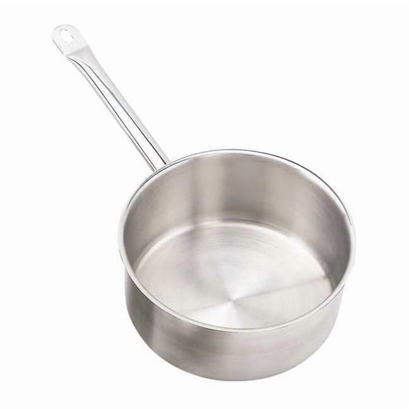 Crestware Stock Pot w/Cover,2 qt,9-1/4 In.,SS SSSAU2