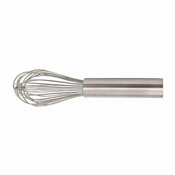 Crestware Whip,8 in L,Silver Handle PW8
