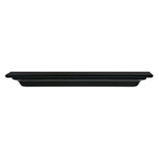 Crestwood 48 inch Wall Shelf Medium Density Fiberboard Black Paint
