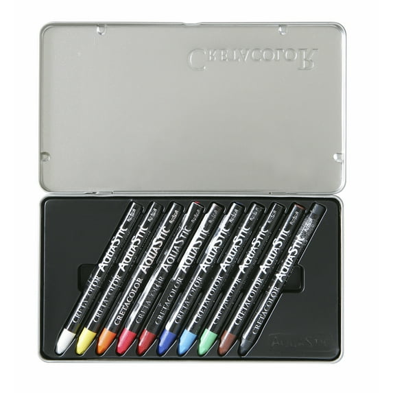 Cretacolor AquaStic Oil Pastel Set, 10-Color Set