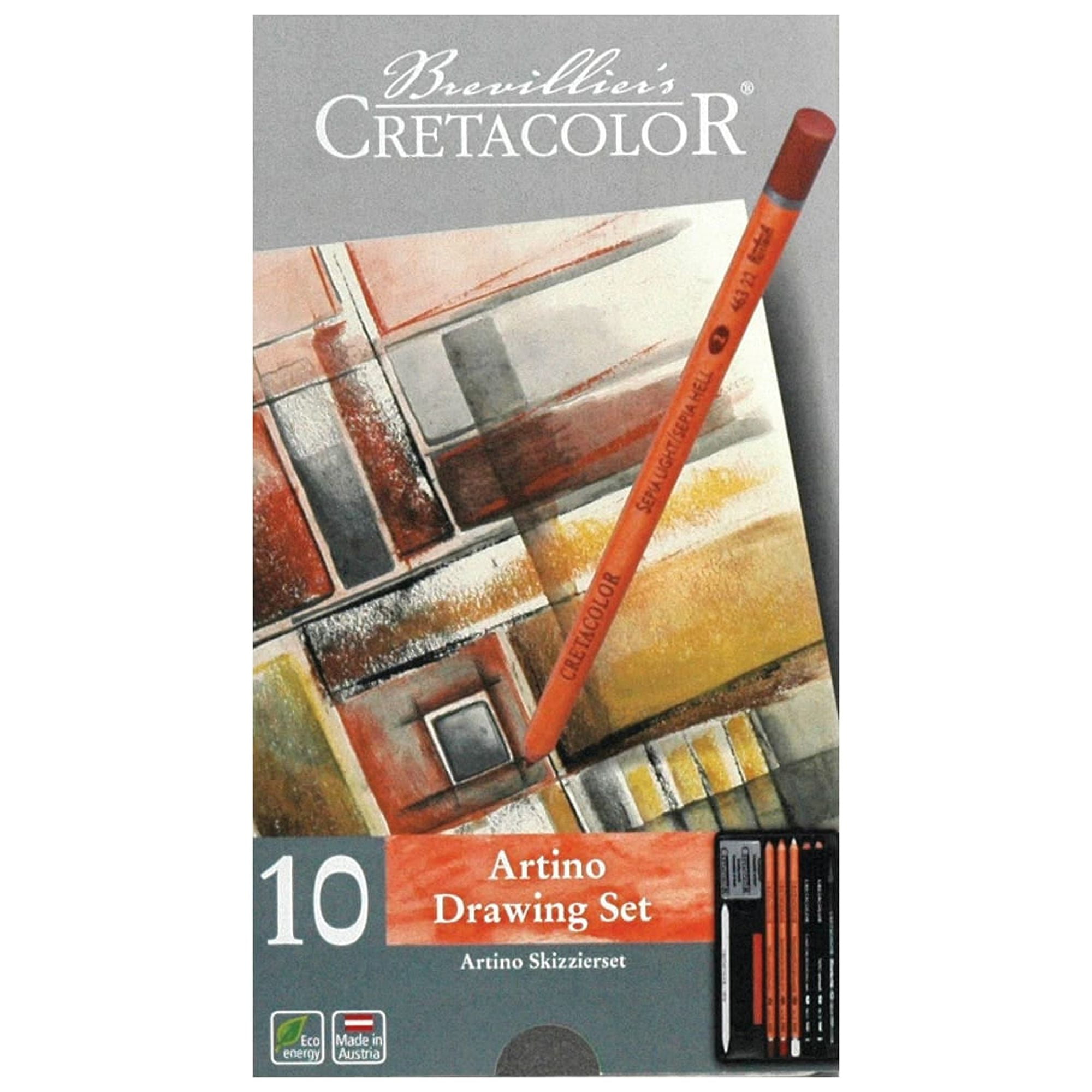 Cretacolor Artino 10-Piece Drawing and Sketching Set
