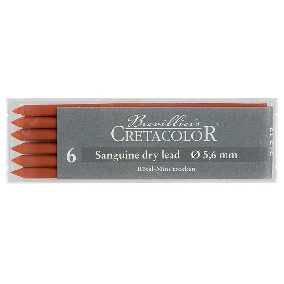 Cretacolor Artist Lead Sanguine Dry 6/Pack
