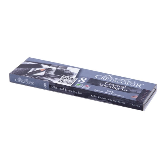 Cretacolor Charcoal Pocket Pencil Set, 8 Pieces