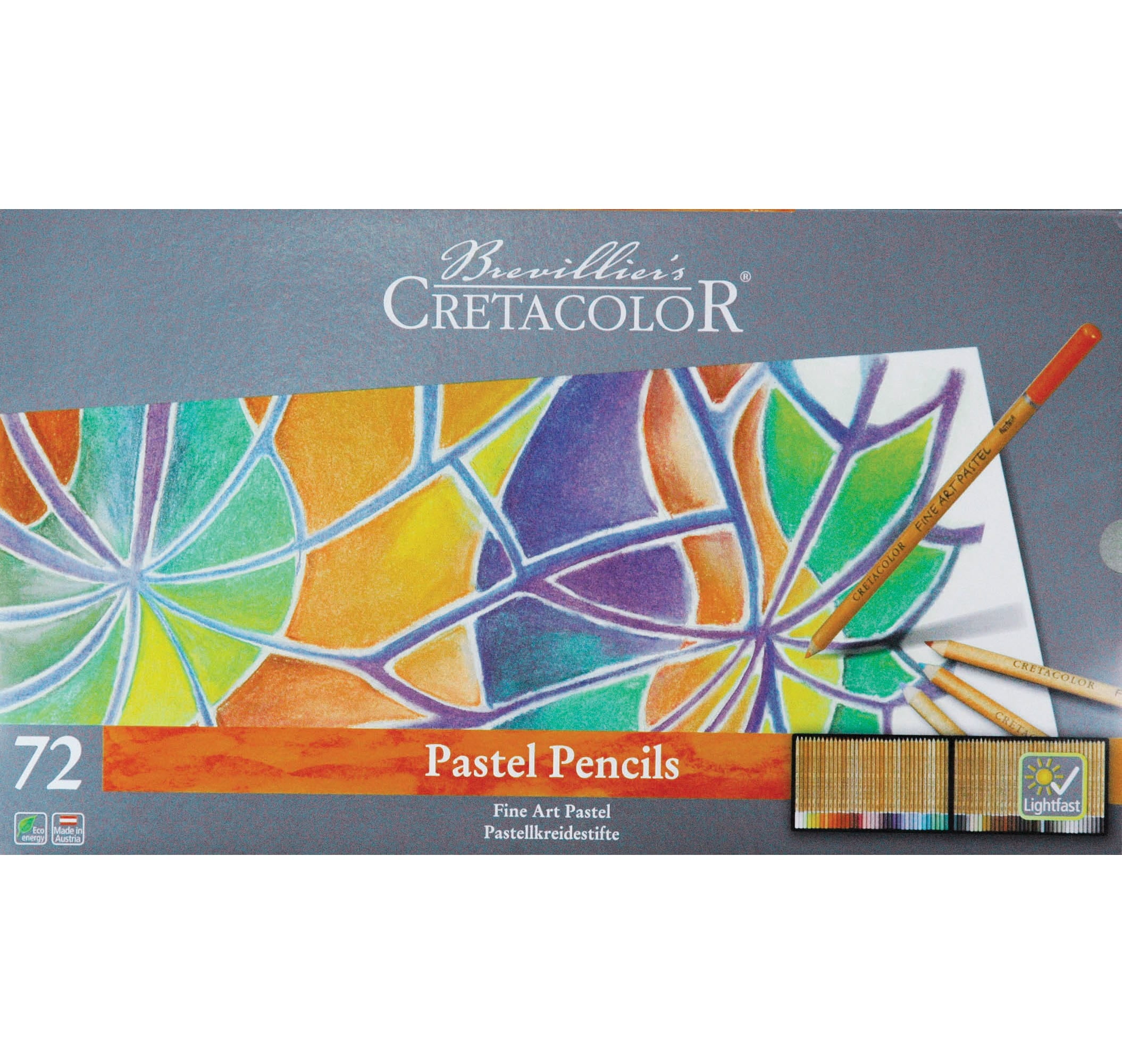 Cretacolor Fine Art - Juego de 24 lápices pastel, multicolor