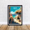 Crete Greece Travel Wall Art Print, Mediterranean Island Landscape And ...