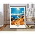 Crete Greece Wall Art Print, Mediterranean Island Travel Home Decor ...