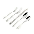 thumbnail image 1 of Crete Sandblast Mirrored18/0 Stainless Steel 20 Piece Flatware Set, Service For 4, 1 of 2