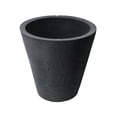 thumbnail image 1 of Algreen Crete 20" Self-Watering Planter, Round, Black Resin, 1 of 4