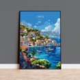 Crete Travel Greece Greek Islands Poster, Travel Inspired Bedroom And ...