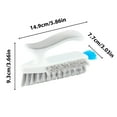 thumbnail image 1 of Crevice Brush Window Gap Cleaning Brush All-In-One Crevice Scraper Tool Bathroom Tile Grout Brush Corner Scrubber Narrow Space Cleaner Window Cleaning Tool, 1 of 8