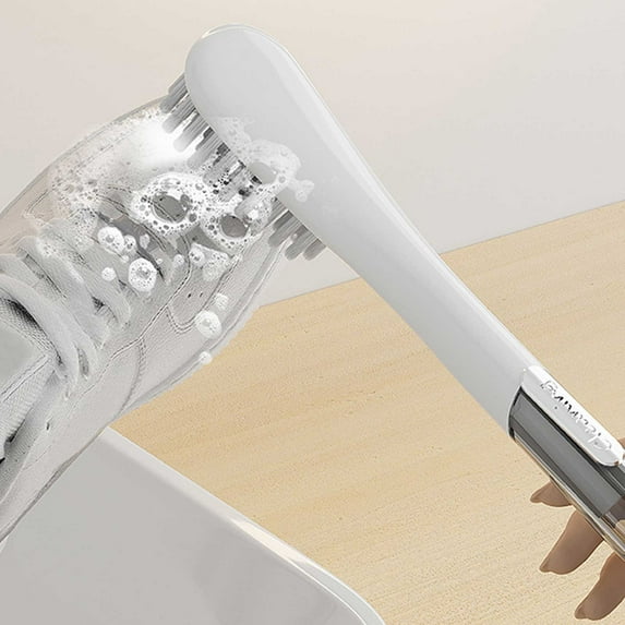 Crevice Cleaning Brush, Hard Bristle Cleaning Tool with Flexible Head for Grime & Grout, Non-Scratch & Ergonomic Grip for Deep Cleaning, Ideal for Kitchen Sinks, Bathroom Tiles & Tight FAJHHA