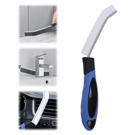 Crevice Cleaning Brush Multifunctional Gaps Cleaning Tool Thin Flexible Bristles for Tight Spaces Car Gaps and Home Cleaning Non-Slip Handle for Easy Control for Detailed Car Interior and Topliu