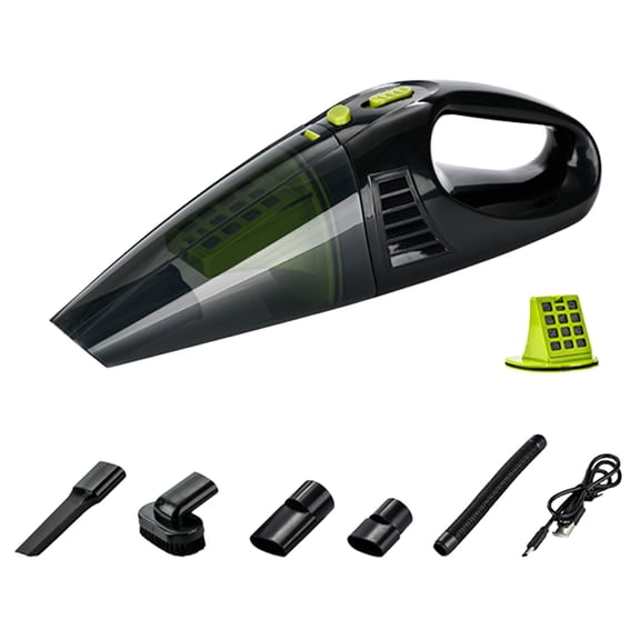 Crevice Reach Vacuum Portable Handheld Car Tool With USB Charging, Cordless Debris Pickup For Mats, Console, Sofa