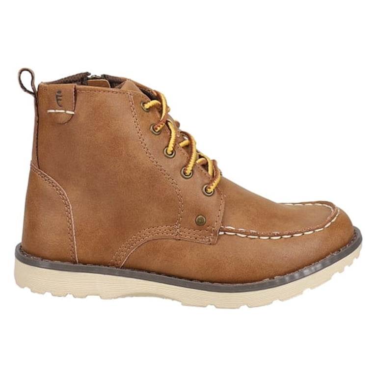 Crevo Tan Leather Lace-Up Boots Crevo Freya Leather Boot - Women main image 3