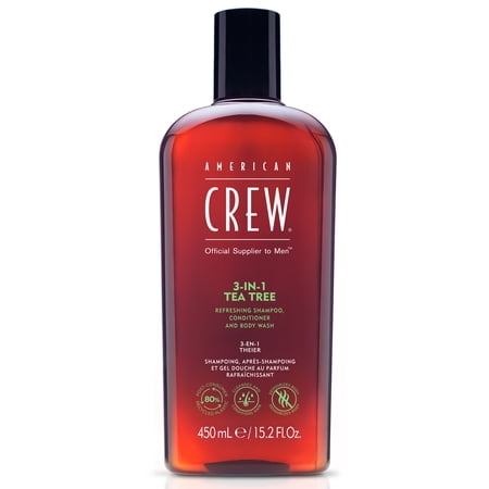 American Crew 3-In-1 Shampoo, Conditioner, and Body Wash, 15.2 fl oz
