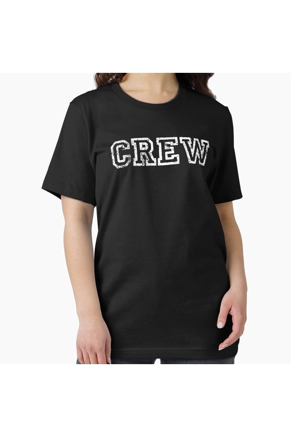 Crew Aged Worded for TV Film Stage Production Team Unisex T-Shirt, up to size 5XL