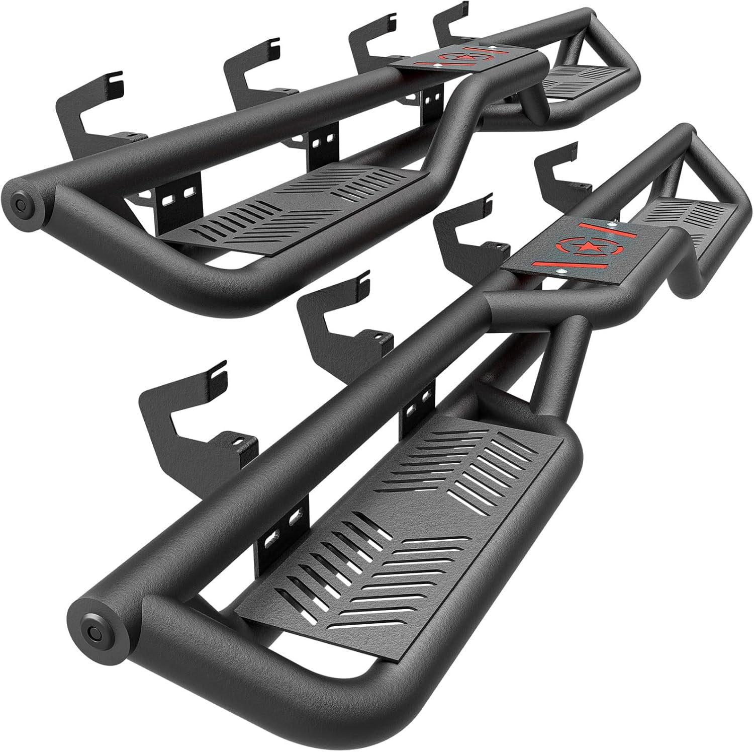 Crew Cab Running Boards Side Steps Compatible with 20192025 Chevy Silverado & GMC Sierra 1500