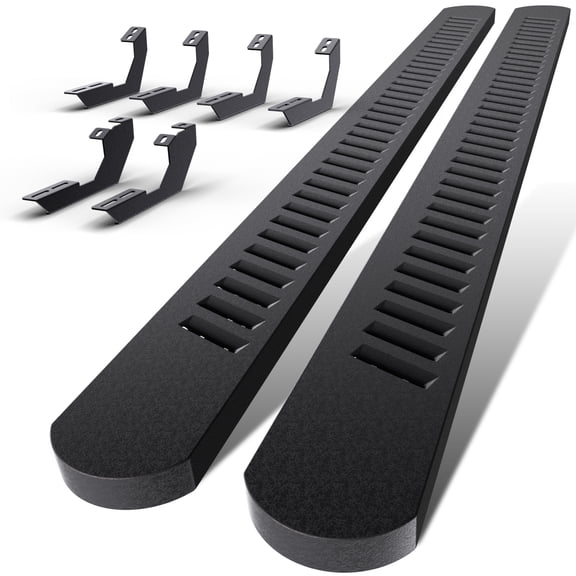 Crew Cab Running Boards Side Steps Compatible with 2005-2023 Toyota Tacoma, 6.7" Nerf Bars Step Rails (Pickup 4-Door)