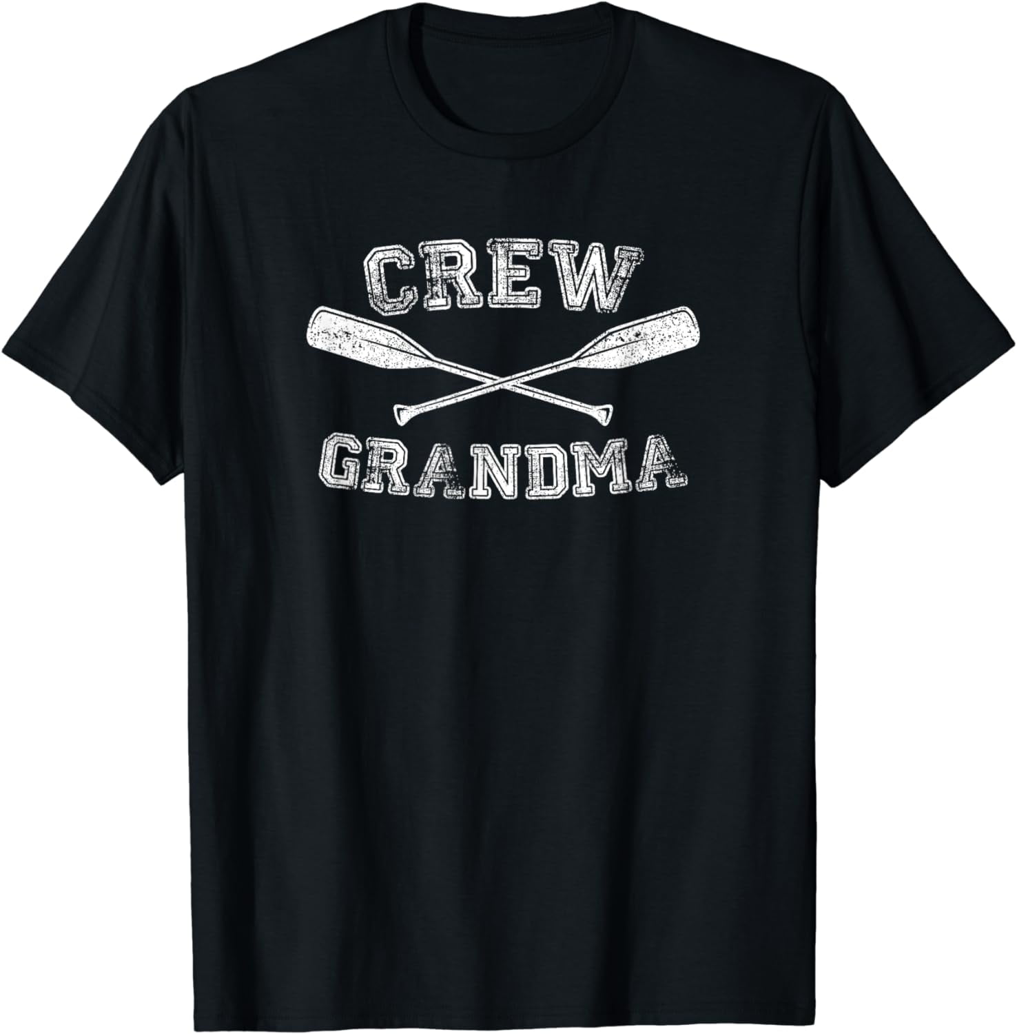 Crew Grandma Rowing Oars Paddle Funny Boat Coxswain Humor TShirt