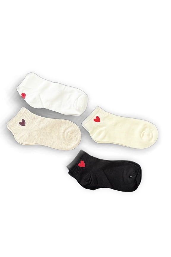 Crew Heart Socks