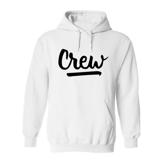 Crew Hoodie Men -Image by Shutterstock, Male Large