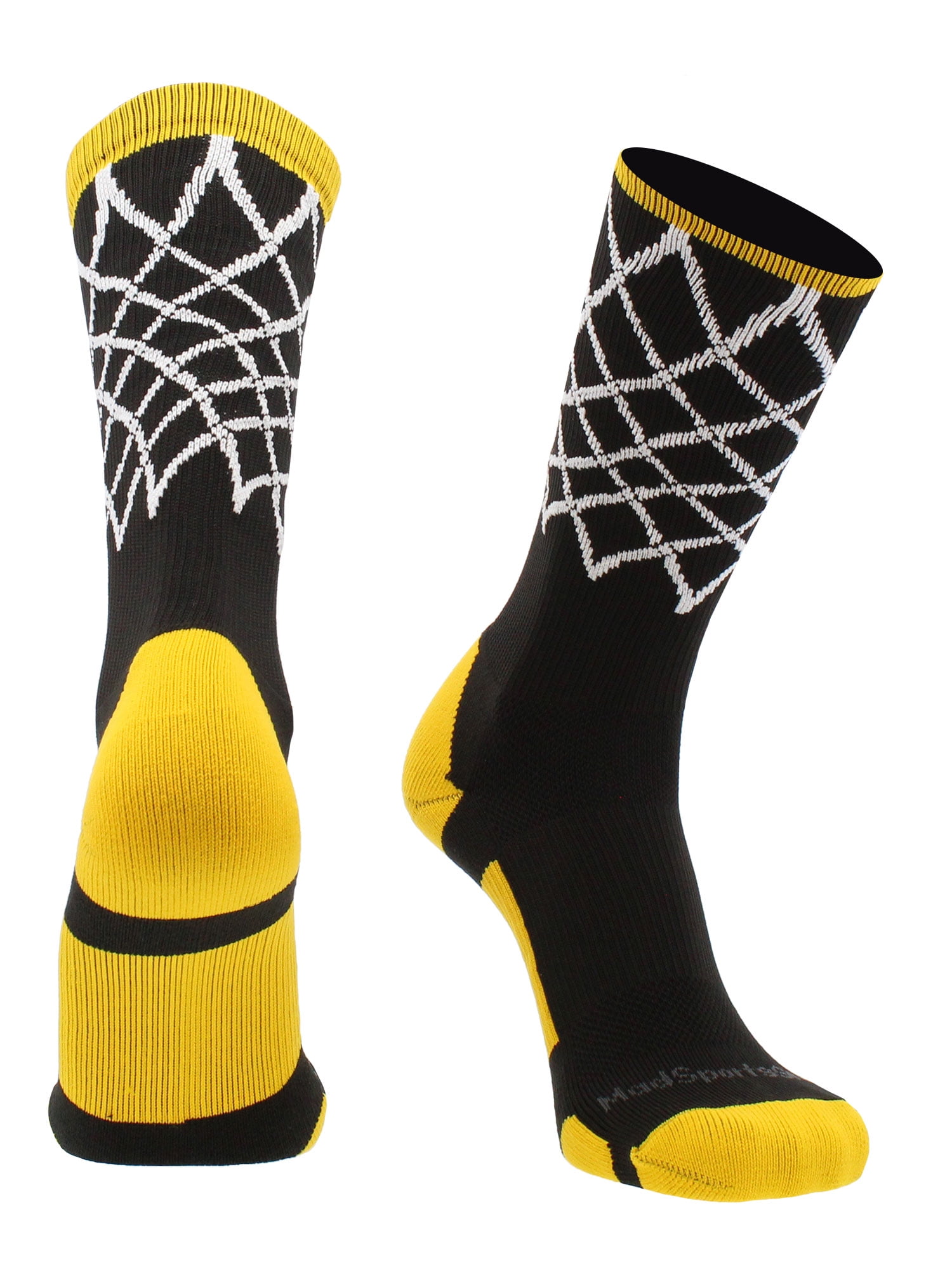 black and gold elite socks