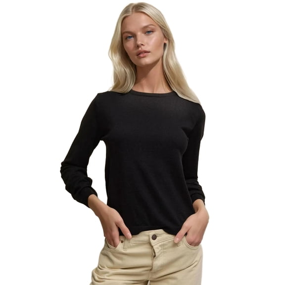 Crew Neck Basic Sweater