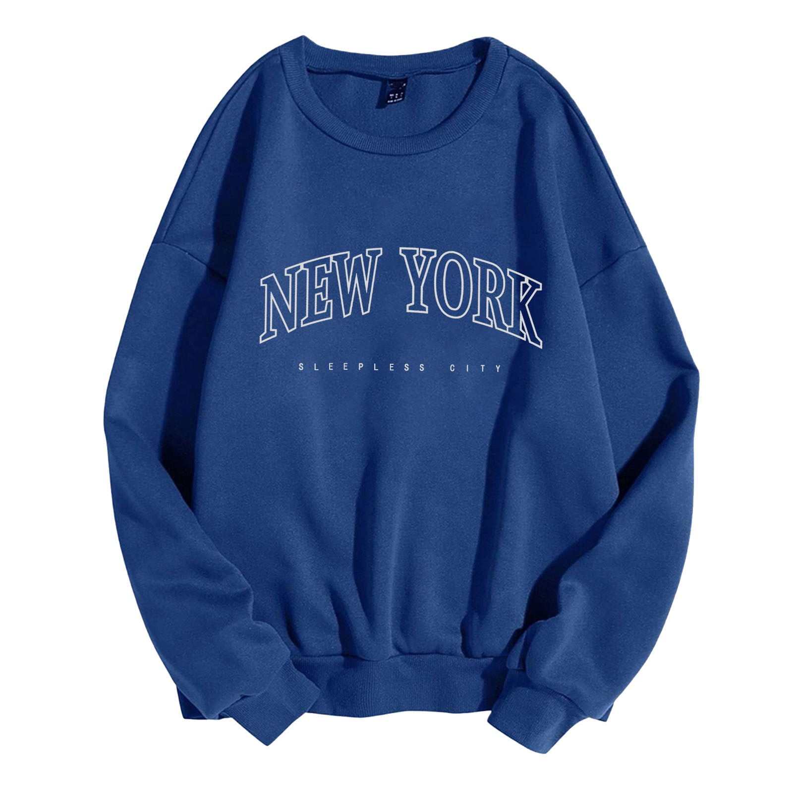 Crew Neck Graphic Sweatshirts for Women with Designs Fashion Letter