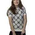 thumbnail image 1 of Haiying Snider Knit Short Sleeve Crew Neck Blouses & Tops (Women's), 1 of 4