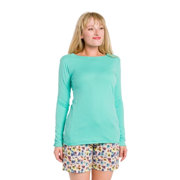 Crew Neck Long Sleeve Top