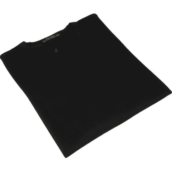 Crew Neck Merinos Wool Sweater PRINCELY From Turkey Soft Knits 1011-30 Black