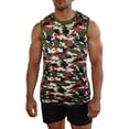 thumbnail image 1 of Crew Neck Muscle Tank Top | Active Gym Sleeveless | Men’s, 1 of 1