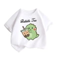 thumbnail image 1 of Crew Neck Shirts for Kids Girl Boy Summer Fall Short Sleeve Dinosaur Graphic Lounge Tops Blouses Shirts Kid 2026 Soft Comfy Clothing Fashion Country Concert Y2K 9 Years, 1 of 8
