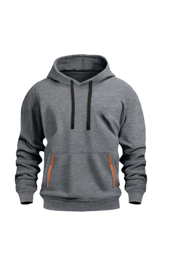 Crew Neck Sweater For Men Winter Clothing For Men Mens Casual Hoodies Drawstring Pullover Sweatshirts with Pockets